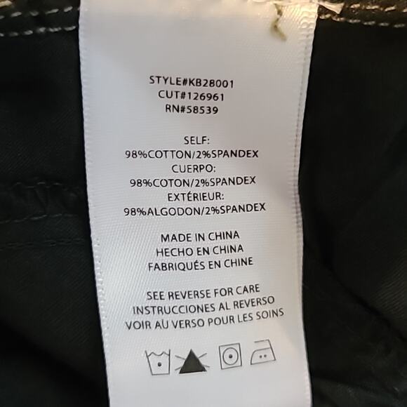 KUT From the KLOTH Katie Paper Bag Waist Wide Leg Crop Pant 16 - Picture 7 of 9